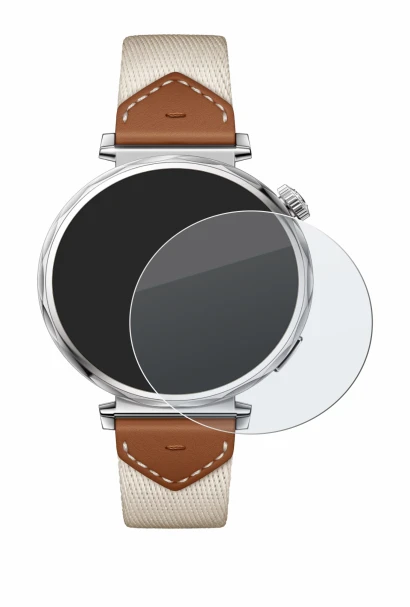 Abbildung des Geräts Huawei Watch GT 5 (41 mm) mit einer Vielzahl des Displayschutzes.