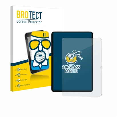 Vorderseite einer Produktverpackung mit dem Markenlogo BROTECT. Daneben ist das Gerät Xiaomi Pad 7 mit dem zugehörigen Display