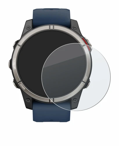Abbildung des Geräts Garmin quatix 7 Pro mit einer Vielzahl des Displayschutzes.