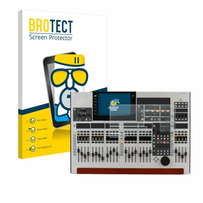 Vorderseite einer Produktverpackung mit dem Markenlogo BROTECT. Daneben ist das Gerät Behringer Wing (Set bestehend aus 11 Fol