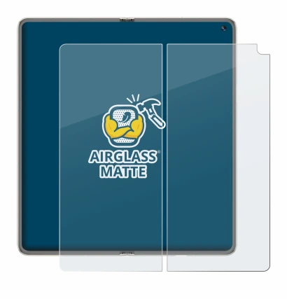 Abbildung des Geräts Huawei Mate X6 (Inneres Display) mit einer Vielzahl des Displayschutzes.