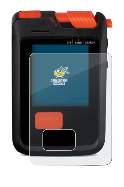 Abbildung des Geräts Mammut Barryvox S2 mit einer Vielzahl des Displayschutzes.