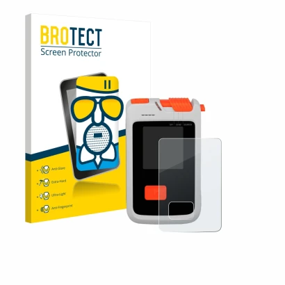 Vorderseite einer Produktverpackung mit dem Markenlogo BROTECT. Daneben ist das Gerät Mammut Barryvox Barryvox 2 mit dem zugeh