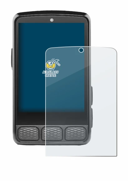 Abbildung des Geräts Wahoo Elemnt Roam V3 mit einer Vielzahl des Displayschutzes.