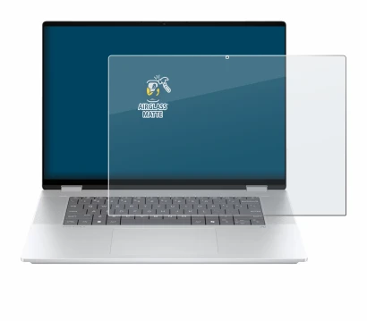 Abbildung des Geräts HP OmniBook X Flip 16-aX mit einer Vielzahl des Displayschutzes.