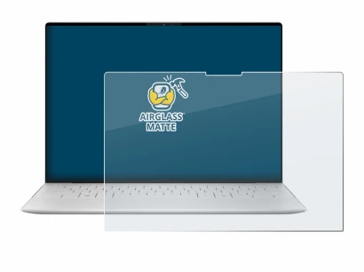 Abbildung des Geräts Dell XPS 13 9350 2024 mit einer Vielzahl des Displayschutzes.