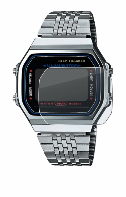 Abbildung des Geräts Casio iconic ABL-100WE-1A mit einer Vielzahl des Displayschutzes.
