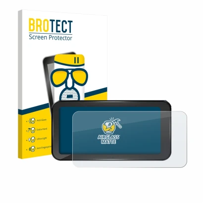 Vorderseite einer Produktverpackung mit dem Markenlogo BROTECT. Daneben ist das Gerät Aoocci C6 Pro 6.25" mit dem zugehörigen 