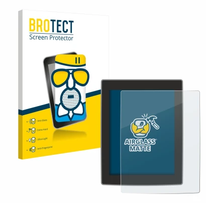 Vorderseite einer Produktverpackung mit dem Markenlogo BROTECT. Daneben ist das Gerät Volvo XC90 11.2" mit dem zugehörigen Dis