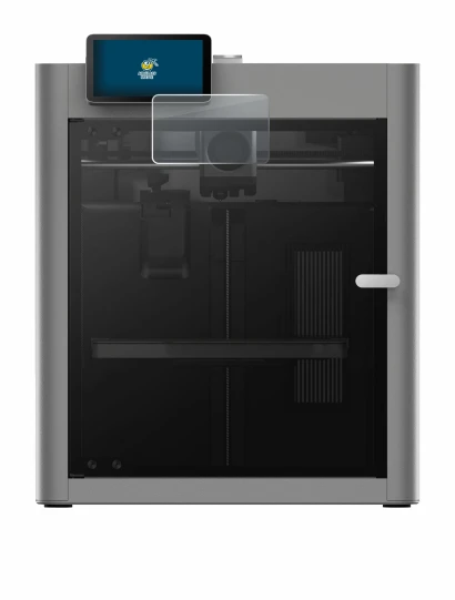 Abbildung des Geräts Bambu Lab P2S 3D Printer mit einer Vielzahl des Displayschutzes.