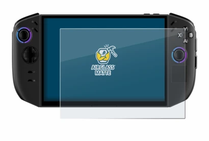 Abbildung des Geräts Lenovo Legion Go Gen 2 mit einer Vielzahl des Displayschutzes.