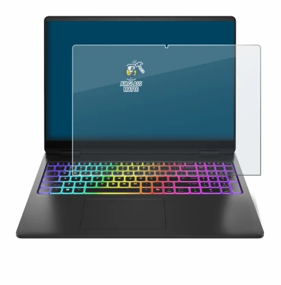 Abbildung des Geräts HP Omen Max 16 mit einer Vielzahl des Displayschutzes.