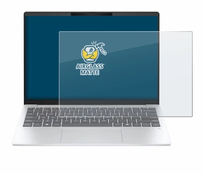 Abbildung des Geräts HP OmniBook 7 Aero 13 mit einer Vielzahl des Displayschutzes.