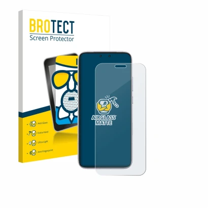 Vorderseite einer Produktverpackung mit dem Markenlogo BROTECT. Daneben ist das Gerät Honor Magic 8 RSR Porsche Design mit dem