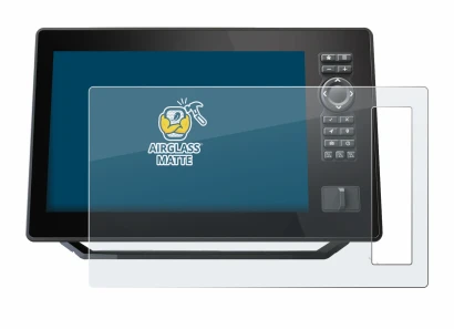 Abbildung des Geräts Humminbird Xplore 9 mit einer Vielzahl des Displayschutzes.