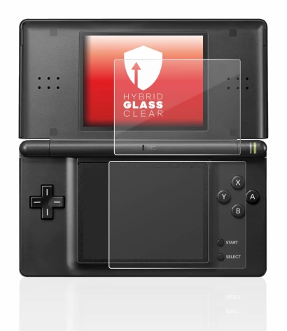 Abbildung des Geräts Nintendo DS LITE mit einer Vielzahl des Displayschutzes.