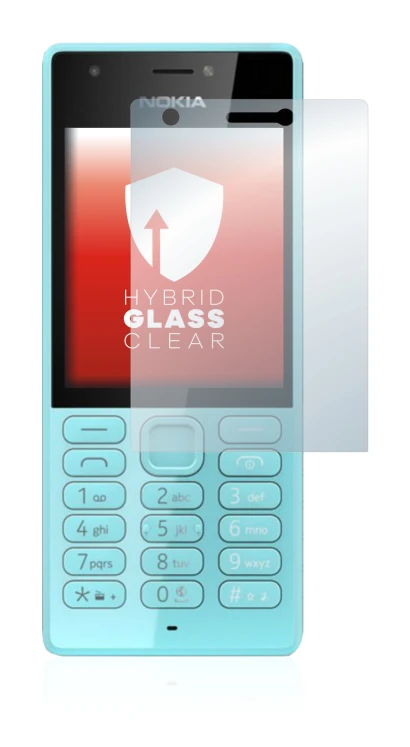 Abbildung des Geräts Nokia 216 mit einer Vielzahl des Displayschutzes.