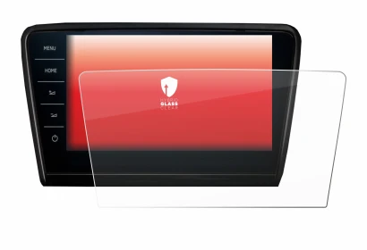 Abbildung des Geräts Skoda Octavia 2017 Infotainment System Columbus mit einer Vielzahl des Displayschutzes.