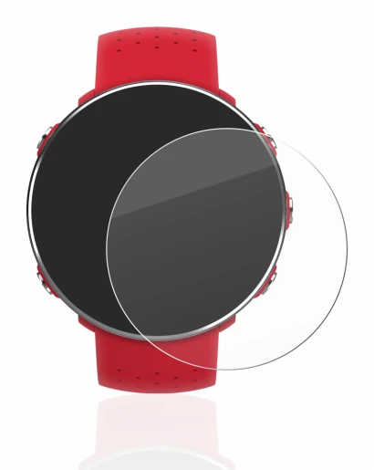 Abbildung des Geräts Polar Vantage M mit einer Vielzahl des Displayschutzes.