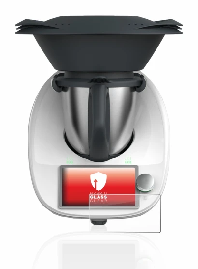 Abbildung des Geräts Vorwerk Thermomix TM6 mit einer Vielzahl des Displayschutzes.