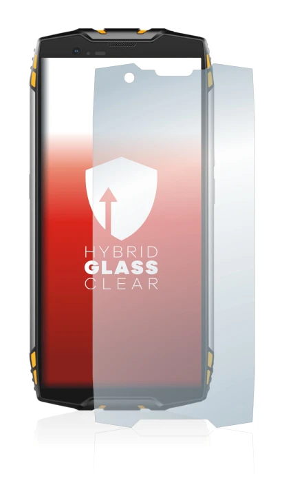 Abbildung des Geräts Blackview BV6800 Pro mit einer Vielzahl des Displayschutzes.