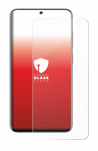 Abbildung des Geräts Samsung Galaxy S20 mit einer Vielzahl des Displayschutzes.