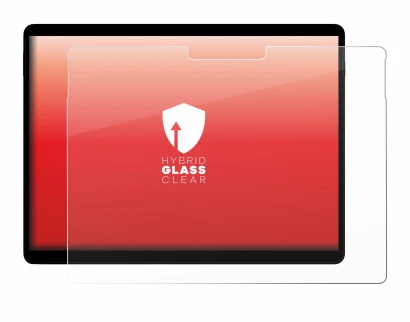 Abbildung des Geräts Microsoft Surface Pro X mit einer Vielzahl des Displayschutzes.