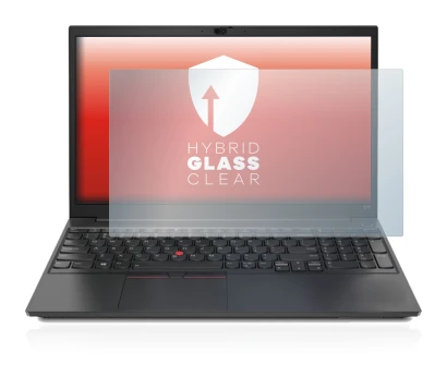 Abbildung des Geräts Lenovo ThinkPad E15 mit einer Vielzahl des Displayschutzes.