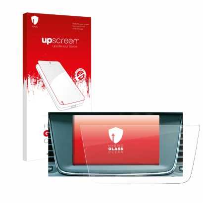 Vorderseite einer Produktverpackung mit dem Markenlogo upscreen. Daneben ist das Gerät Opel Grandland X Hybrid 2020 IntelliLin