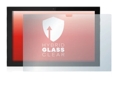 Abbildung des Geräts Lenovo IdeaPad Duet 3i (im Querformat) mit einer Vielzahl des Displayschutzes.