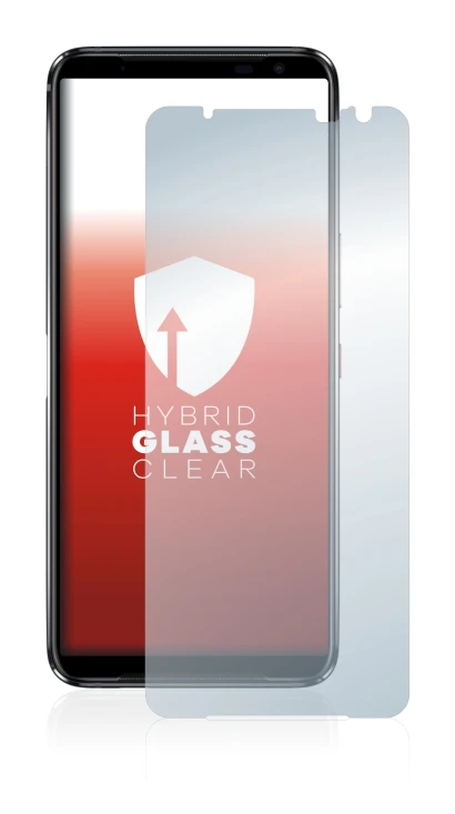 Abbildung des Geräts ASUS ROG Phone 3 ZS661KS mit einer Vielzahl des Displayschutzes.