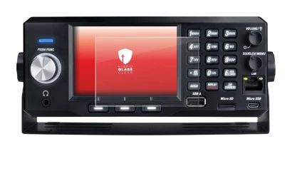 Abbildung des Geräts Uniden SDS200E mit einer Vielzahl des Displayschutzes.