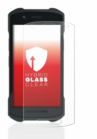 Abbildung des Geräts Zebra TC21 mit einer Vielzahl des Displayschutzes.