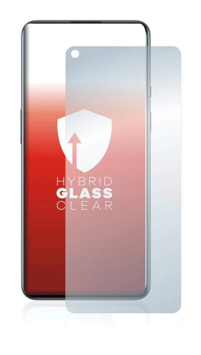 Abbildung des Geräts OnePlus 9 mit einer Vielzahl des Displayschutzes.