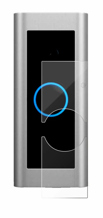 Abbildung des Geräts Ring Video Doorbell Pro 2 mit einer Vielzahl des Displayschutzes.