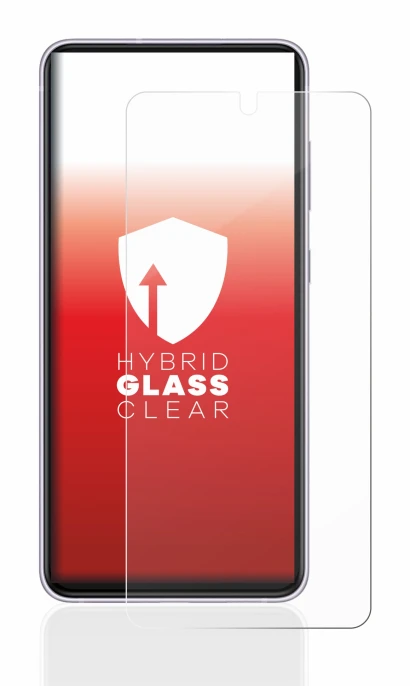 Abbildung des Geräts Samsung Galaxy S21 FE 5G mit einer Vielzahl des Displayschutzes.