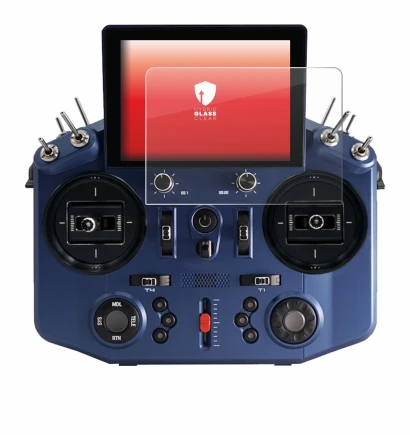 Abbildung des Geräts FrSky Tandem X20S mit einer Vielzahl des Displayschutzes.