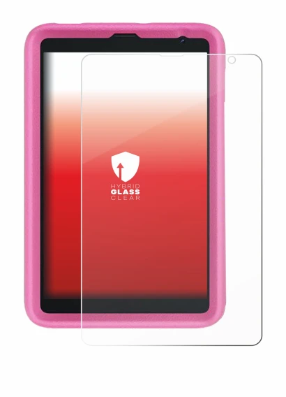 Abbildung des Geräts Blackview Tab 6 Kids mit einer Vielzahl des Displayschutzes.