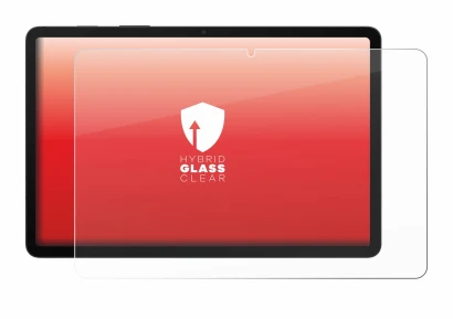 Abbildung des Geräts Samsung Galaxy Tab S8 5G mit einer Vielzahl des Displayschutzes.