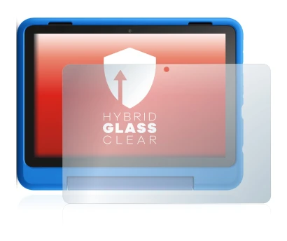 Abbildung des Geräts Amazon Fire HD 8 Kids Pro Edition 2021 (10. Gen.) mit einer Vielzahl des Displayschutzes.