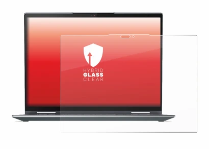 Abbildung des Geräts Lenovo ThinkPad X1 Yoga Gen 7 mit einer Vielzahl des Displayschutzes.