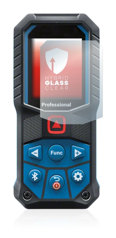 Abbildung des Geräts Bosch GLM 50-27 C mit einer Vielzahl des Displayschutzes.