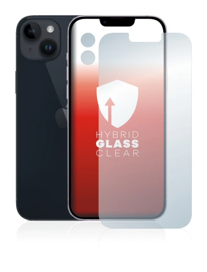 Abbildung des Geräts Apple iPhone 14 Plus (Display+Kamera) mit einer Vielzahl des Displayschutzes.
