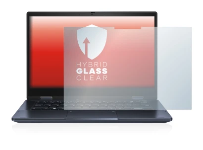 Abbildung des Geräts ASUS ExpertBook B3 Flip B3402 mit einer Vielzahl des Displayschutzes.