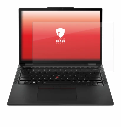Abbildung des Geräts Lenovo ThinkPad X13 Gen 4 mit einer Vielzahl des Displayschutzes.