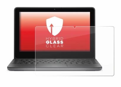 Abbildung des Geräts Dell Latitude 3140 2-in-1 mit einer Vielzahl des Displayschutzes.