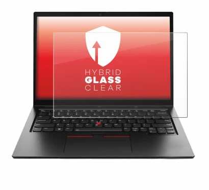 Abbildung des Geräts Lenovo ThinkPad L13 Yoga Gen 4 mit einer Vielzahl des Displayschutzes.