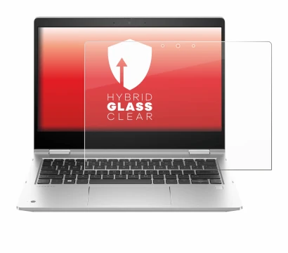 Abbildung des Geräts HP ProBook x360 435 G10 mit einer Vielzahl des Displayschutzes.