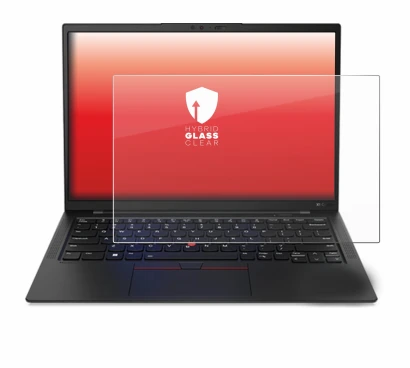 Abbildung des Geräts Lenovo ThinkPad X1 Carbon 14" Gen 11 mit einer Vielzahl des Displayschutzes.
