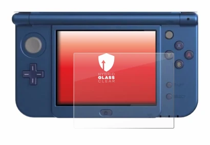 Abbildung des Geräts Nintendo New 3DS XL (Unteres Display) mit einer Vielzahl des Displayschutzes.